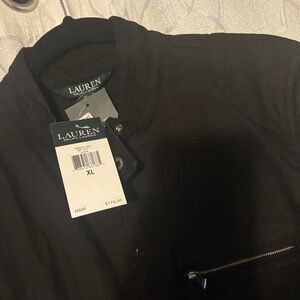 Lauren Ralph Lauren Black Jacket with Zip Detail